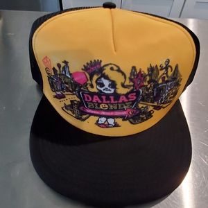 Dallas Blonde Flat Bill Hat